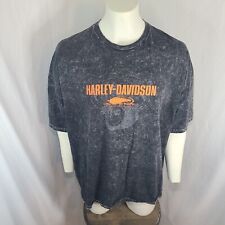 Harley Davidson Mens Short Sleeve Graphic Tshirt sz 3XL Made in USA picture