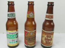 ROCHESTER N Y STANDARD BREWERY 8 OZ BOTTLES 3 different 1940's-50's Paper Labels picture
