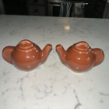 Cape Cod Teapot Salt and Pepper Original Early American Waxtex Offer Never Used picture