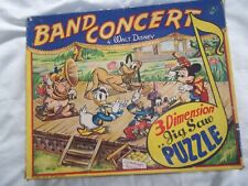 Walt Disney jigsaw puzzle Band Concert 3 dimension 1940   complete, in excellant picture