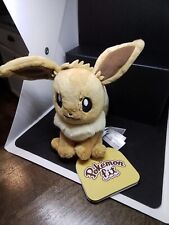 POKEMON CENTER ORIGINAL DOLL PLUSH FIT SITTING EEVEE WITH TAGS picture
