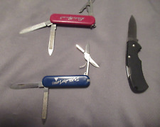 Vintage Eddie Bauer, Delta Air Lines & Zippo Pocket Knives - Lot of 3 picture