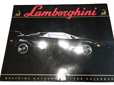 Lamborghini 1989 Calendar picture