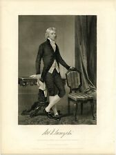ROBERT R LIVINGSTON, Declaration Independence/Louisiana Purchase, Engraving 8442 picture