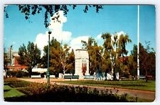 Cenotaph Honoring Canada's War Dead Park Calgary Canada Vintage Postcard AF38 picture