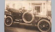 EARLY ANTIQUE AUTOMOBILE c1910s bronx nyc ny real photo postcard rppc ~TRIMMED picture