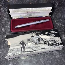 Vtg Fisher Space Pen Chrome Bullet With Original Box and Paperwork needs refill picture