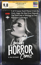 RARE CGC 9.8 London Horror Comic #9 Aaron Bartling Variant Signed by Bartling picture