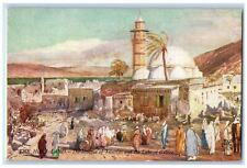 c1910 Holy Land Mosque of Tiberias Lake of Galilee Oilette Tuck Art Postcard picture