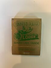 Vintage Matchbook Little Bear Lodge South Lake Tahoe Unstruck picture
