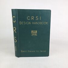 CSRI Design Handbook, R.C. Reese 1952 Concrete Reinforcing Steel Institute picture
