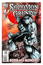 Solomon Grundy #1 Signed by Scott Kolins DC Comics picture