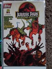 VTG 1994 Topps Comics Jurassic Park Adventures #1 VF Raptor CVR   Newsstand picture