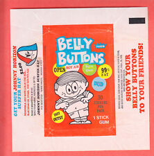 1970'S  FLEER  BELLY BUTTONS  5 Cent  WRAPPER  NM/MT picture