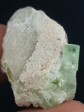 26 CT Natural Terminated Green Color TOURMALINE Transparent Crystal From Afg picture