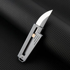 D2 Steel Creative Gravity Knife Portable Keychain EDC Knife Decompression Toy picture
