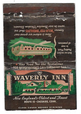 Vintage Matchbook cover 40 strike Waverly Inn Cheshire Conn picture
