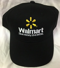 Walmart Associate Black Embroidered Cotton Cap Adjustable BRAND NEW picture