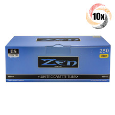 10x Boxes ZEN Cigarette Tubes Light 100MM ( 2,500 Tubes ) Cigarette Tube RYO picture