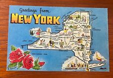 Greetings From New York Chrome Postcard 828 - Unposted - Mint Condition picture