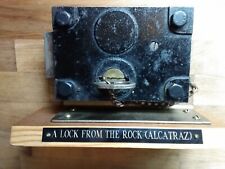 ORIGINAL ANTIQUE Cell Block Lock From Alcatraz The Rock Prison Al Capone XXRARE picture
