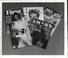 1989 Press Photo Five Magazines including First, Lear's, Shred, Victoria, Smart picture