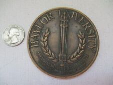Baylor University President Herbert Reynolds Inauguration Bronze Token Medal picture
