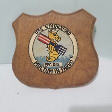 US NAVY SHIP PATCH USS WESTHERFORD EPC 618 VINTAGE  ORIGINAL MOUNTED  picture