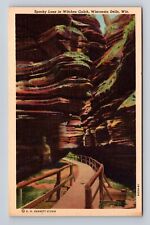Wisconsin Dells WI-Wisconsin, Spooky Lane In Witches Gulch, Vintage Postcard picture