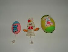 Easter Pop-Up Egg, Rabbit String Pin, & Egg String Pin, Vintage, pre-owned picture