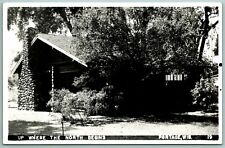 RPPC Up Where the North Begins Bungalow Portage Wisconsin WI 1948 Postcard J2 picture