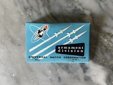 Vintage Universal Match Corp Armament Division Rocket Matchbooks 25 ct. picture