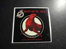 NORTH COAST BREWING CO NC fort bragg Red Seal Ale STICKER craft beer brewery picture