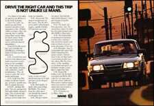 1986 SAAB 900 Original 2-page Advertisement Print Art Car Ad K112 picture