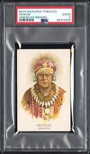 1890 N570 Kickapoo Tobacco American Indians KEOKUK - PSA 2 GOOD Very Nice Card picture