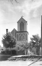 RPPC Gethsemane Church Sisseton South Dakota Real Photo Postcard EKC picture