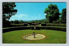 Lenox MA-Massachusetts, Formal Gardens At Tanglewood, Circle, Vintage Postcard picture