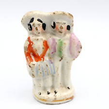 Antique Early 1840c Staffordshire Figure of Man & Woman picture