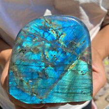 890g Natural Labradorite Quartz Crystal Freeform Mineral Specimen Healing picture