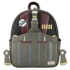 NWT Bioworld Star Wars Boba Fett Jet Pack Polyurethane Mini Backpack picture