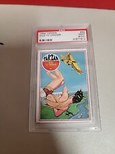 1966 Philadelphia Tarzan #42 Vintage Card PSA 9 MINT Pop 6 Only 1 Higher picture