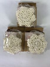 Set of 36 Crochet  Snowflakes, Christmas Ornaments Window Decor New In Box #6057 picture