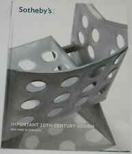 Sotheby's 6/13/12 June 13 2012 NY Important 20th Century Design Auction Catalog picture