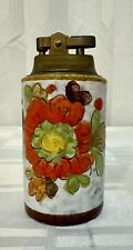 Vintage hand painted/ glazed table lighter picture