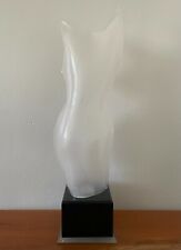 ROGER ROUGIER Female Torso Lamp 1970s Mid Century Hollywood Regency Acrylic  picture
