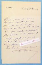 ● L.A.S 1898 Charles PREVET Senator Former Mayor of Nangis Letter Blackbirds picture