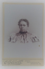 Antique 1800s Photograph Standard Cabinet Card 8 Female Photographer picture