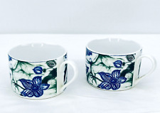2x Pc Lot Set Coventry Fine Porcelain Cups 