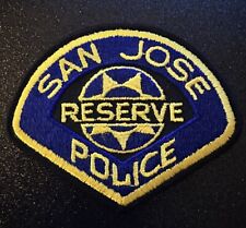 San Jose Reserve  Police Patch Santa Clara County California CA  ~ Vintage picture
