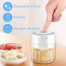 Electric Mini Garlic Chopper Meat Onion Grinder Crusher Cutter for Vegetable NEW picture